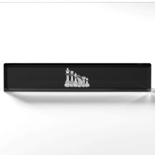 Chess Gift I Really Love The Chess Pieces Nameplate