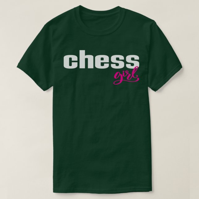 Chess Girl 1 T-Shirt (Design Front)