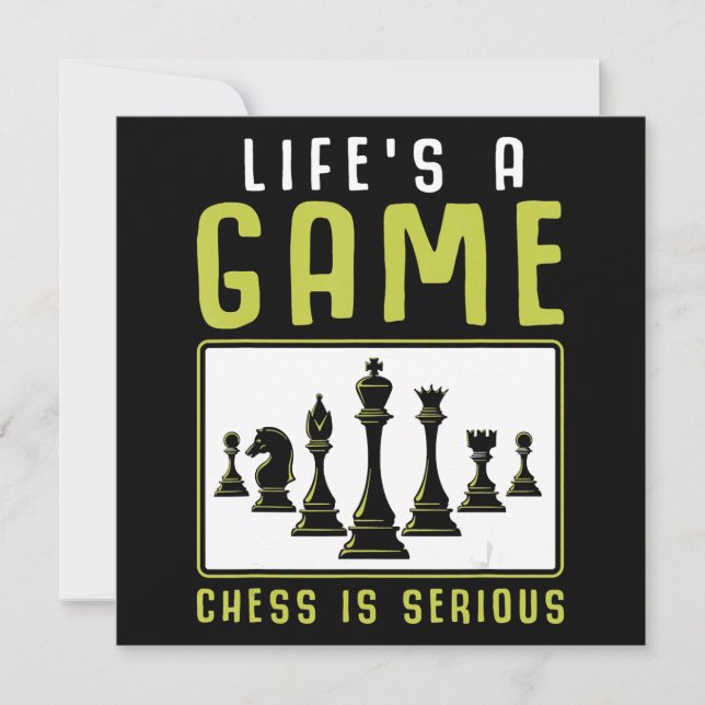 Chess Heartbeat Chess Master Chess Club Invitation (Front)