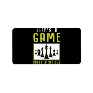 Chess Heartbeat Chess Master Chess Club Label