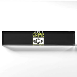 Chess Heartbeat Chess Master Chess Club Nameplate