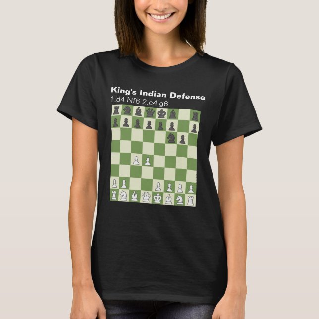 Chess is Life - King's Indian Defence T-Shirt (Front)