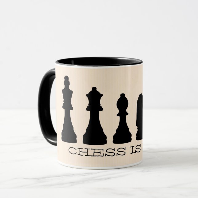Chess is Life Mug (Front Left)