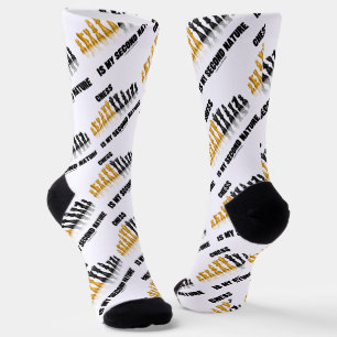 Chess Is My Second Nature Reflective Chess Set Socks