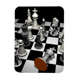 Chess Jigsaw Puzzle Magnet