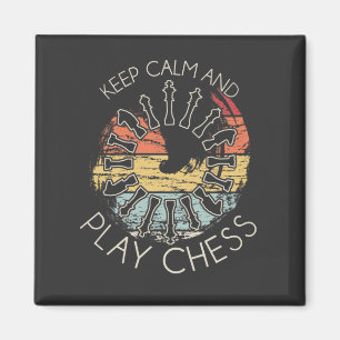 Chess - Keep Calm and Play Chess Magnet