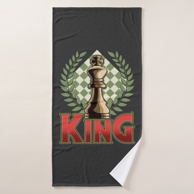 Chess King Bath Towel Set (Bath Towel)