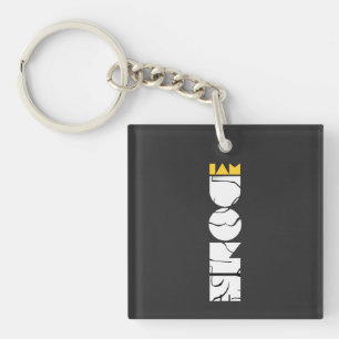 Chess King Crown Keychain