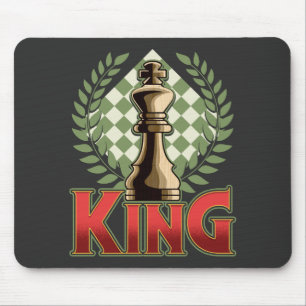 Chess King Mouse Pad