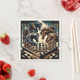 Chess Knights Fantasy Napkins Party Decor