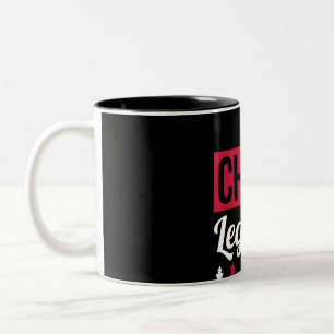 chess legends were born in december birthday gifts Two-Tone coffee mug