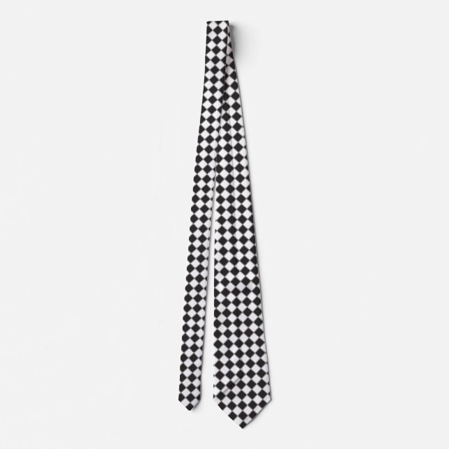chess like board tie (Back)