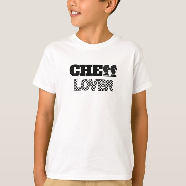 Chess Lover Black Knights Creative Unique Game T-Shirt (Front)