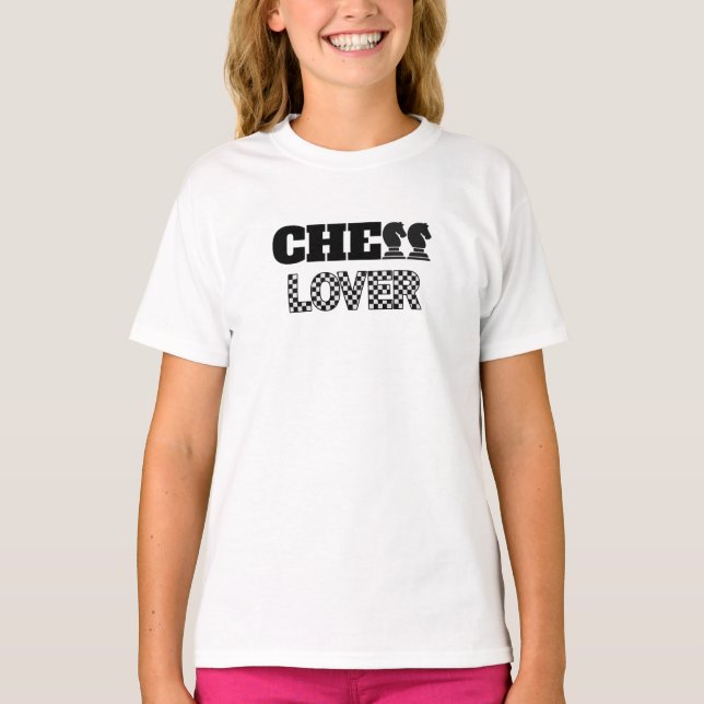 Chess Lover Black Knights Creative Unique Game T-Shirt (Front)