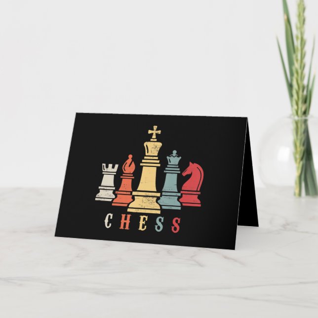 Chess Lover | Chess Set Checkmate Gift Holiday Card (Front)
