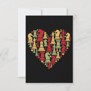 Chess Lover I Really Love Playing Chess Invitation