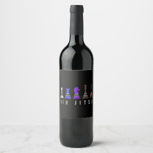 Chess Lover Ive Got Awesome Moves Chess Wine Label