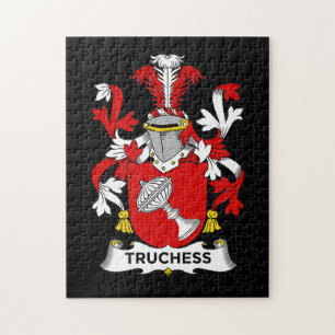 Chess Lover   Truchess Coat of Arms - Family Crest Jigsaw Puzzle