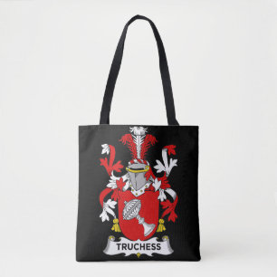 Chess Lover Truchess Coat of Arms - Family Crest Tote Bag
