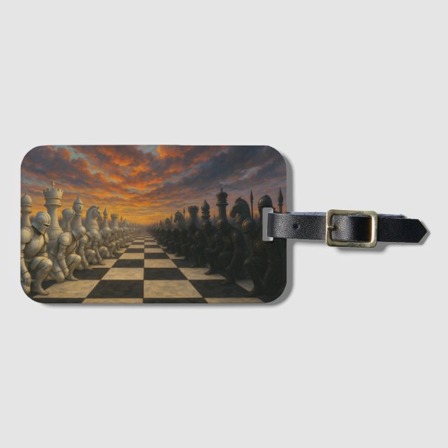 Chess Luggage Tag (Front Horizontal)