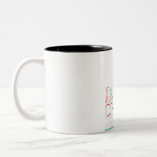 Chess Makes Me Happy Humour Funny Gift Two-Tone Coffee Mug