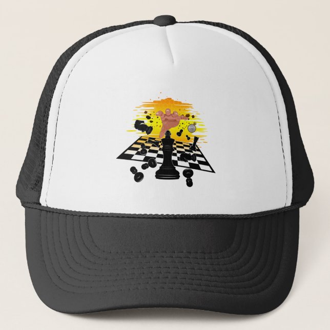 Chess Master Trucker Hat (Front)