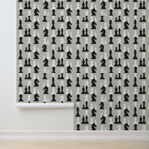Chess Masterpiece: A Strategic Pattern Wallpaper