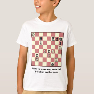 Chess Mate In 2 Puzzle #6 T-Shirt
