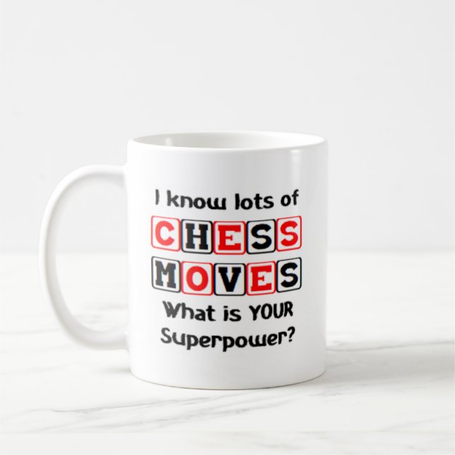 chess moves coffee mug (Left)