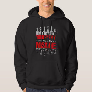 Chess Never Interrupt Funny Board Game Lovers Hoodie