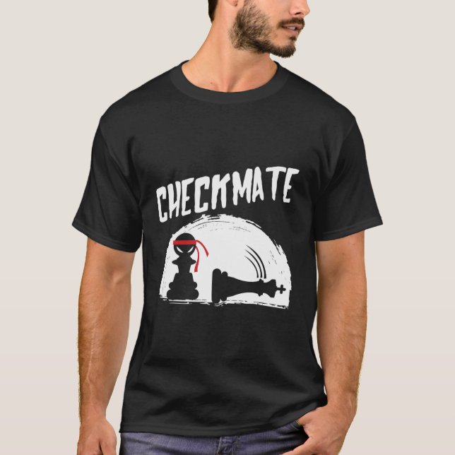 Chess Ninja Fun Chessmaster Chess Lover Gift Desig T-Shirt (Front)