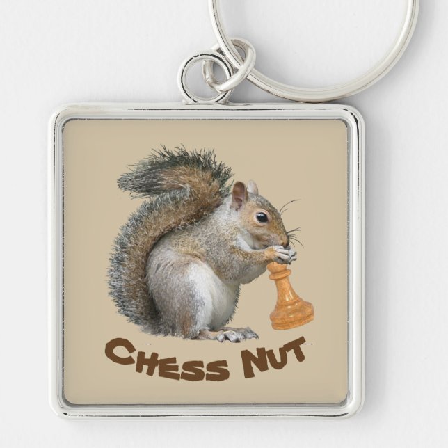 Chess Nut Key Ring (Front)