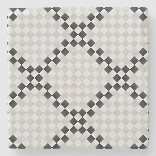 Chess Pad by Kenneth Yoncich Stone Coaster (Front)