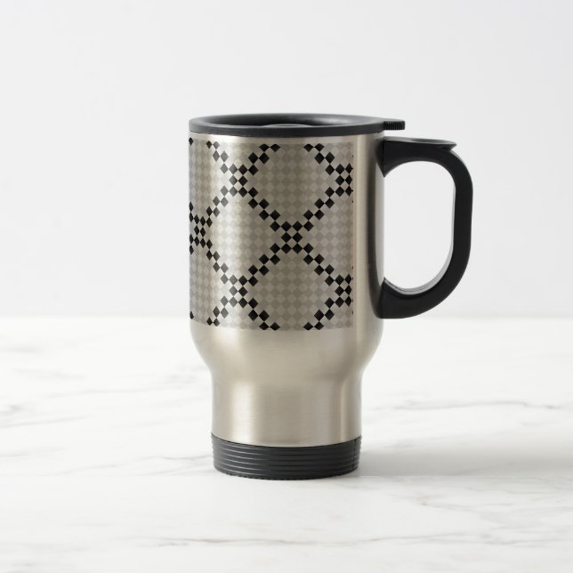 Chess Pad by Kenneth Yoncich Travel Mug (Right)