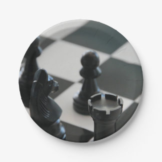 Chess Paper Plate