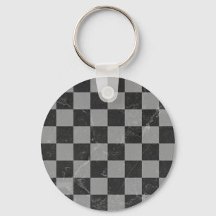 Chess pattern key ring