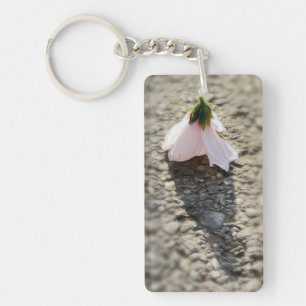 Chess pawn flower key ring