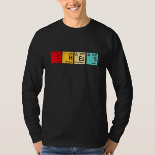 Chess Periodic Table Chess Player Pun Quote T-Shirt
