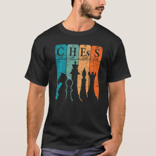 Chess Periodic Table Elements Nerd Chess Player Vi T-Shirt