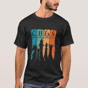 Chess Periodic Table Elements Nerd Chess Player Vi T-Shirt