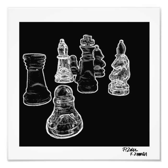Chess Photo Print (Front)