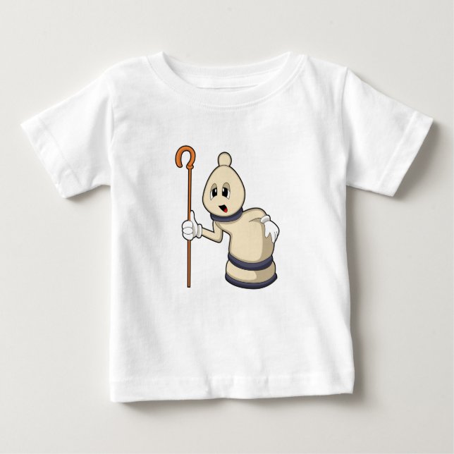 Chess piece Bishop at Chess Baby T-Shirt (Front)
