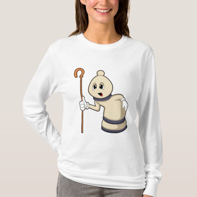 Chess piece Bishop at Chess T-Shirt (Front)