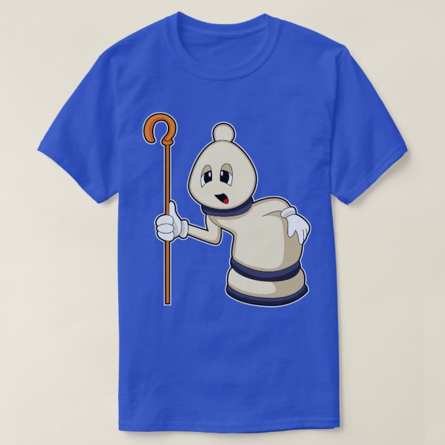 Chess piece Bishop at Chess T-Shirt (Design Front)