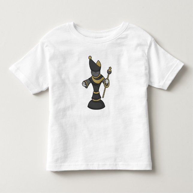 Chess piece Bishop Staff Chess Toddler T-Shirt (Front)