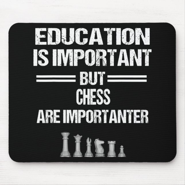 Chess Piece Education Humour Sarcastic Funny Chris Mouse Pad (Front)