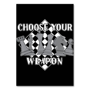 chess piece game strategy gift  a chess player table number