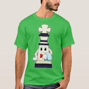Chess piece King as Waiter with Towel T-Shirt