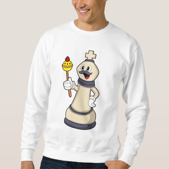 Chess piece King at Chess.PNG Sweatshirt (Front)