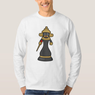 Chess piece King at Chess with Staff T-Shirt